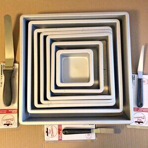 Fat Daddio’s Pro Series Cake Pans and spatulas - BNWT